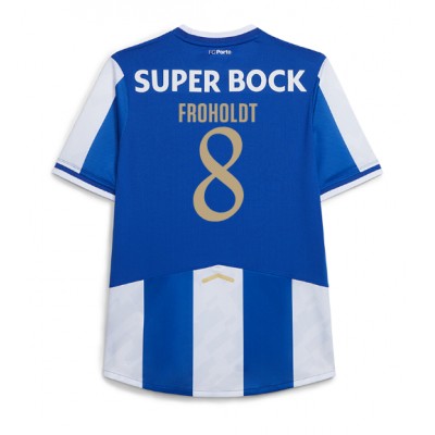 Fotballdrakt Herre Porto Victor Froholdt #8 Hjemmedrakt 2025-26 Kortermet Fotballdrakt Herre Porto Victor Froholdt #8 Hjemmedrakt 2025-26 Kortermet